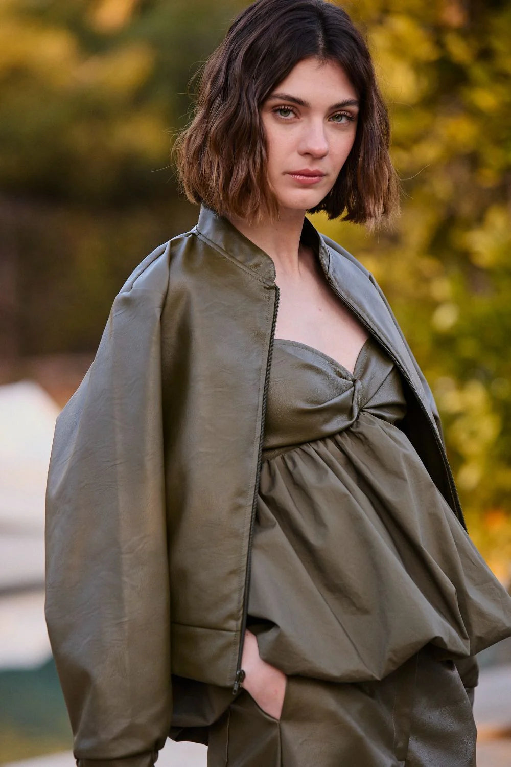 Chaqueta Renata verde Oliva