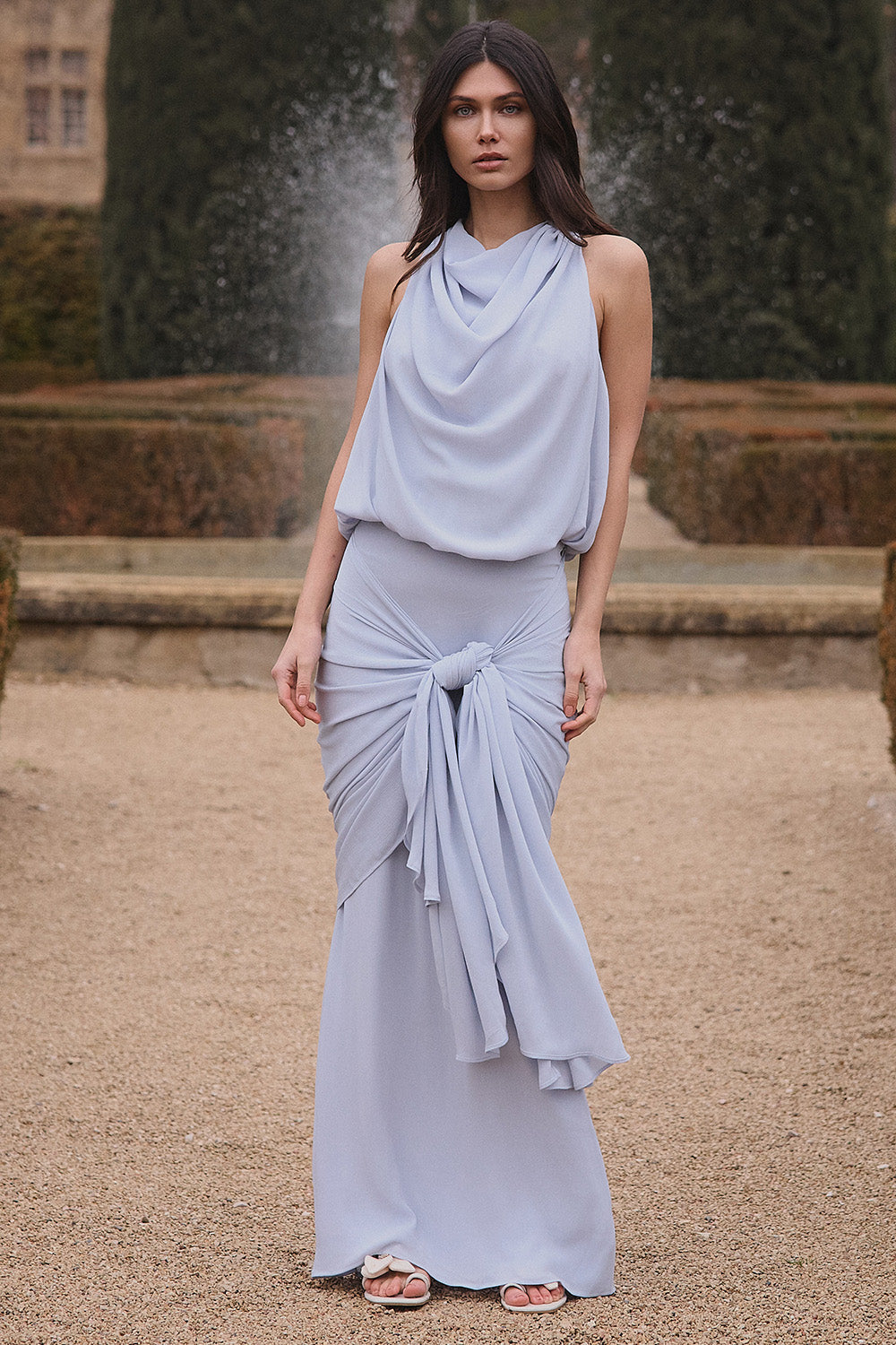 Falda Sky Kowloon Dusty Blue