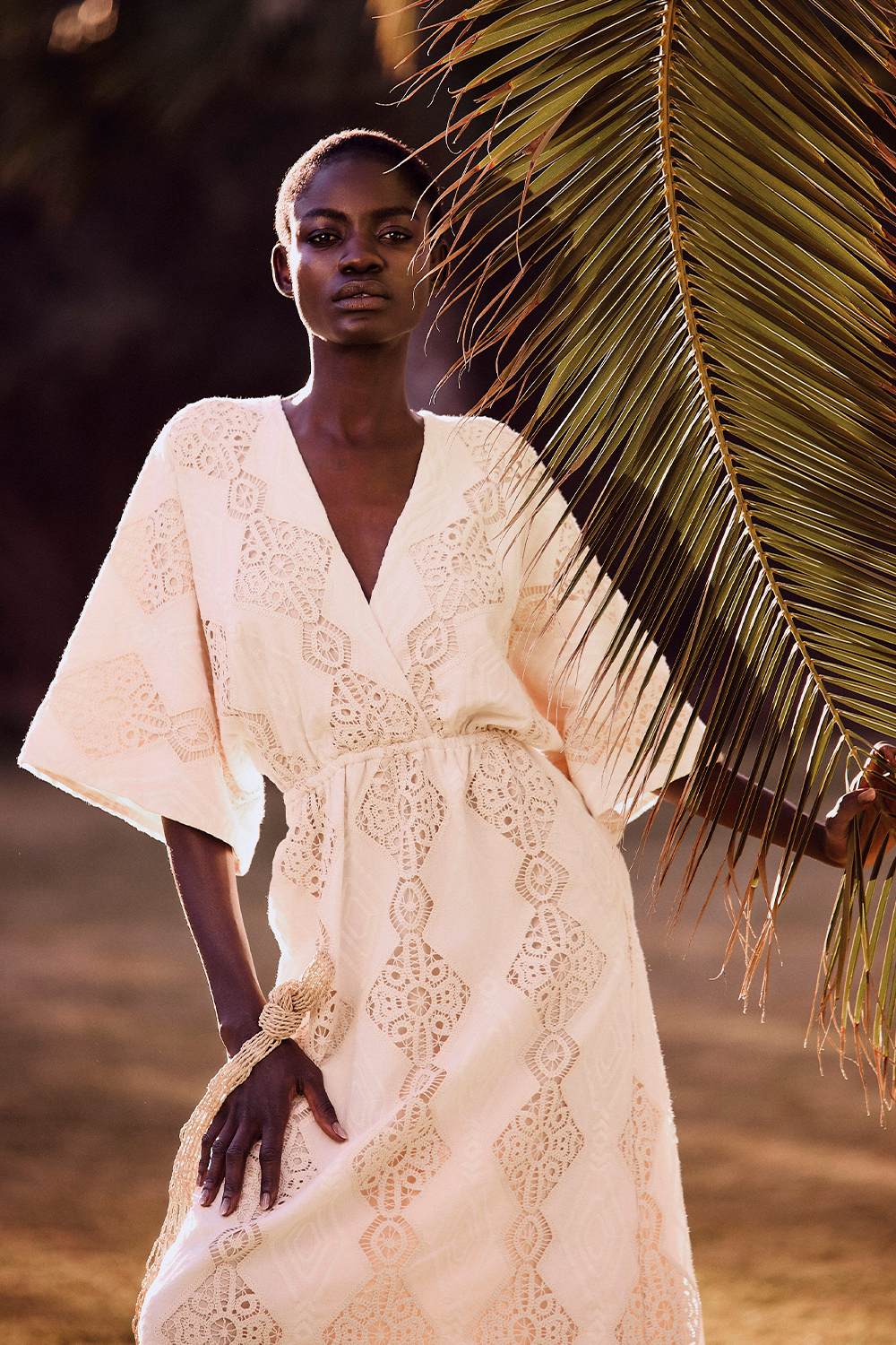 Vestido rafaela crema