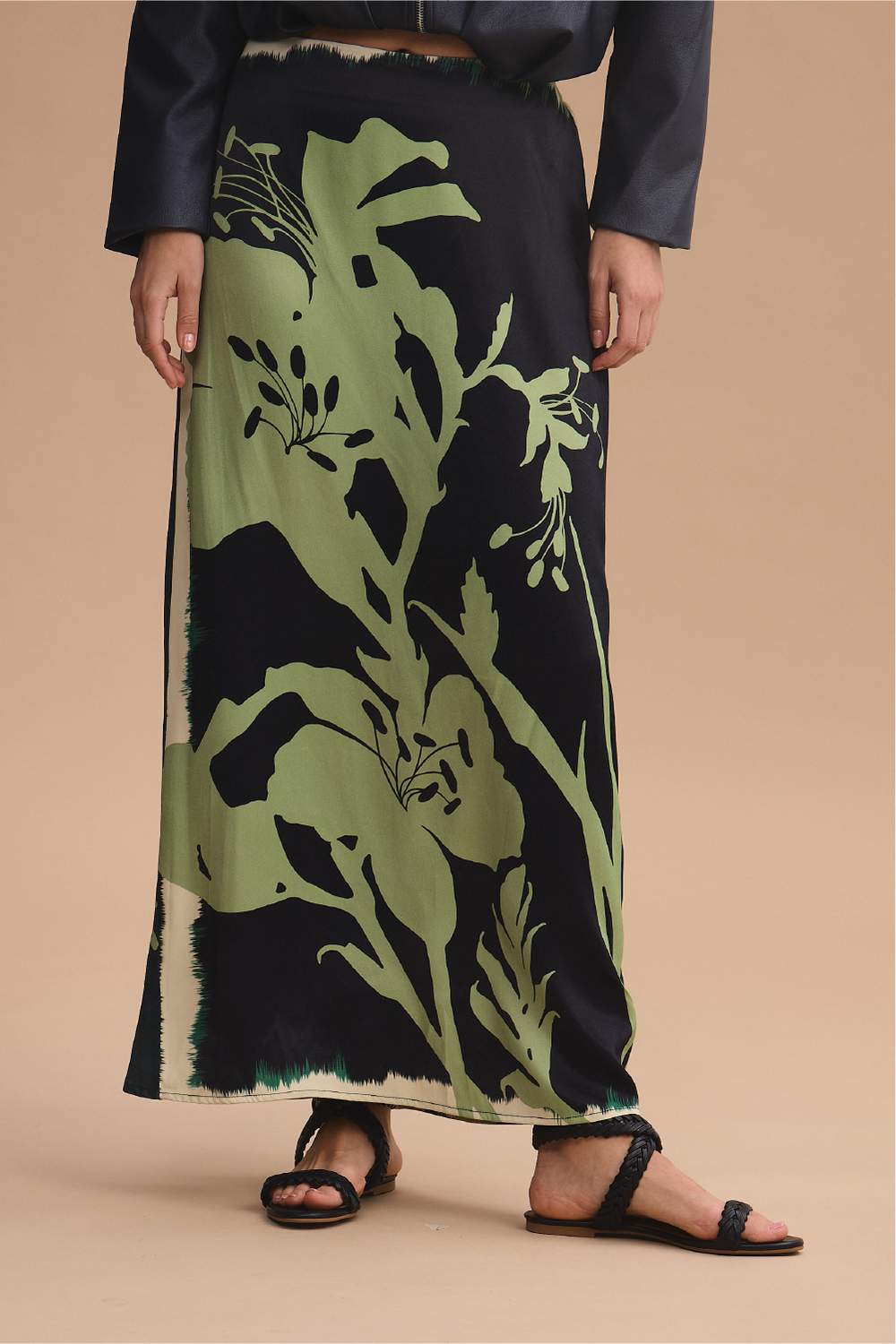 Falda Arabela Verde Ciprés