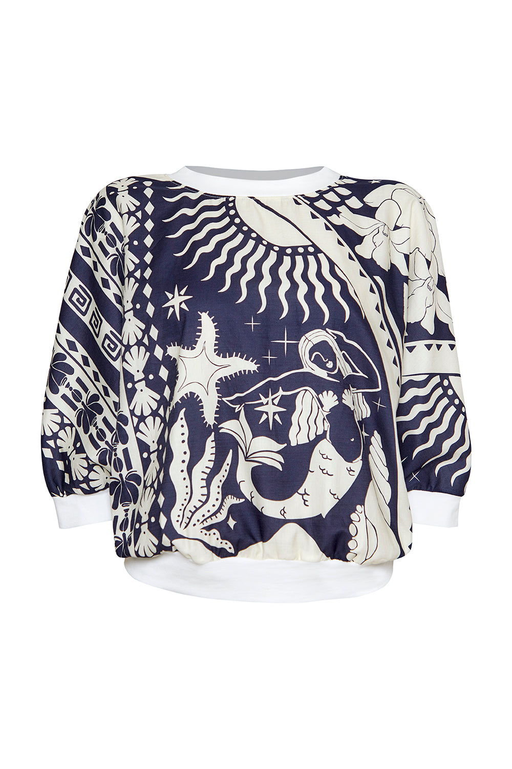 Blusa New Mirla Navy Natural