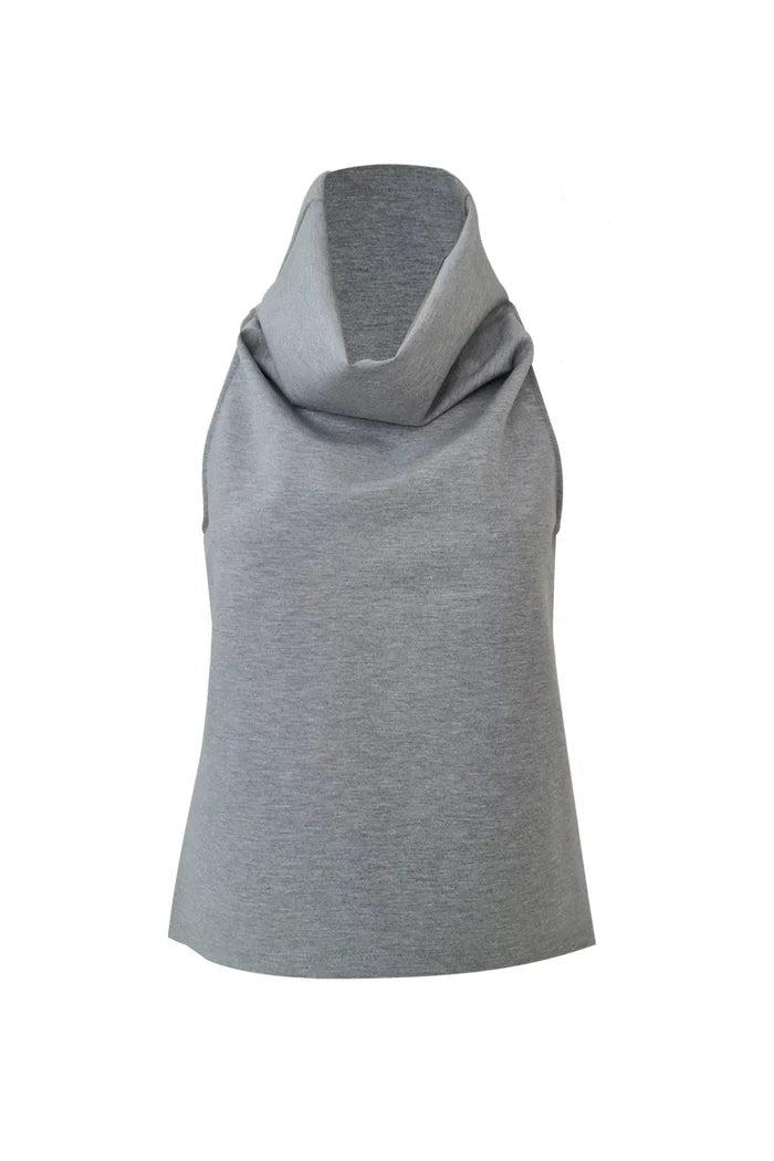 Blusa Noche de Lirios Gris Claro