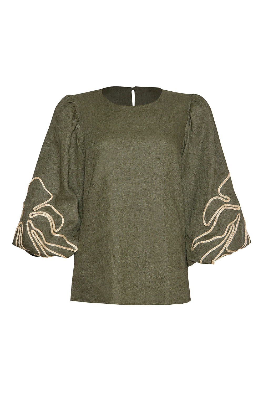 Blusa Sueños del Alma Verde Oliva