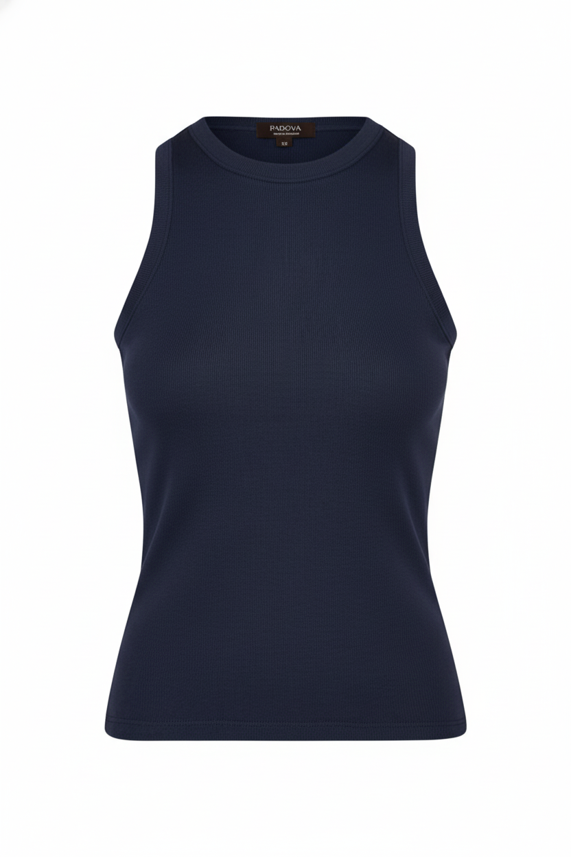 Blusa Rania Algodón Azul Navy