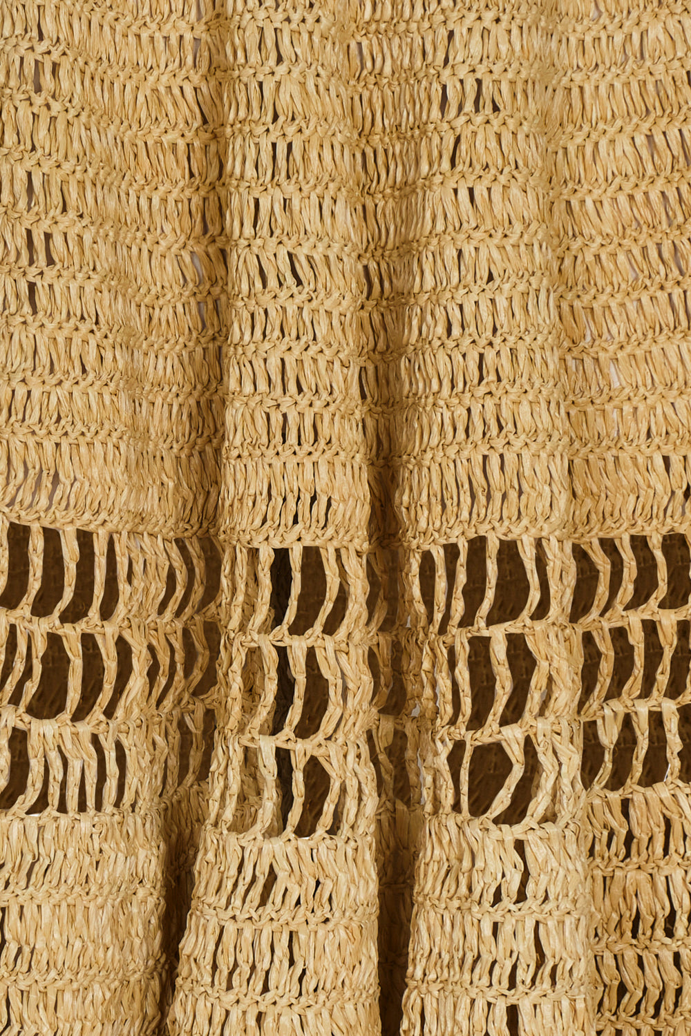 Falda Macondo Crema Raffia