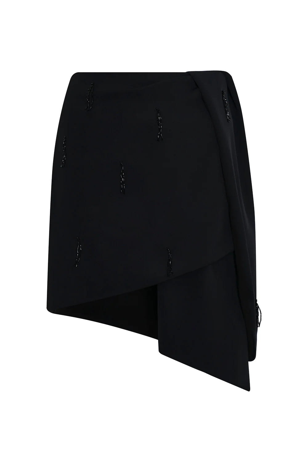 Falda Seda Imperial Negro