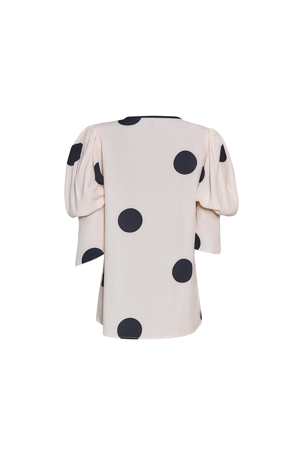 Blusa Austral Lunares Crema