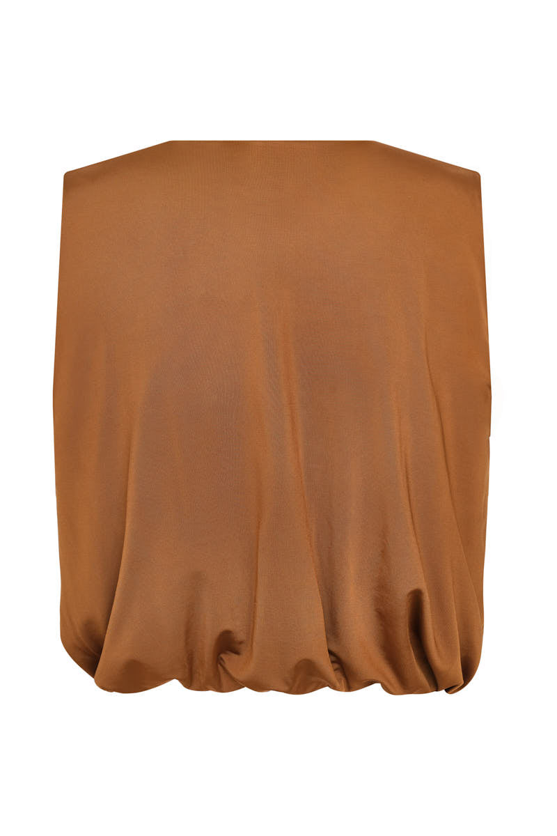 Blusa Aria tabaco