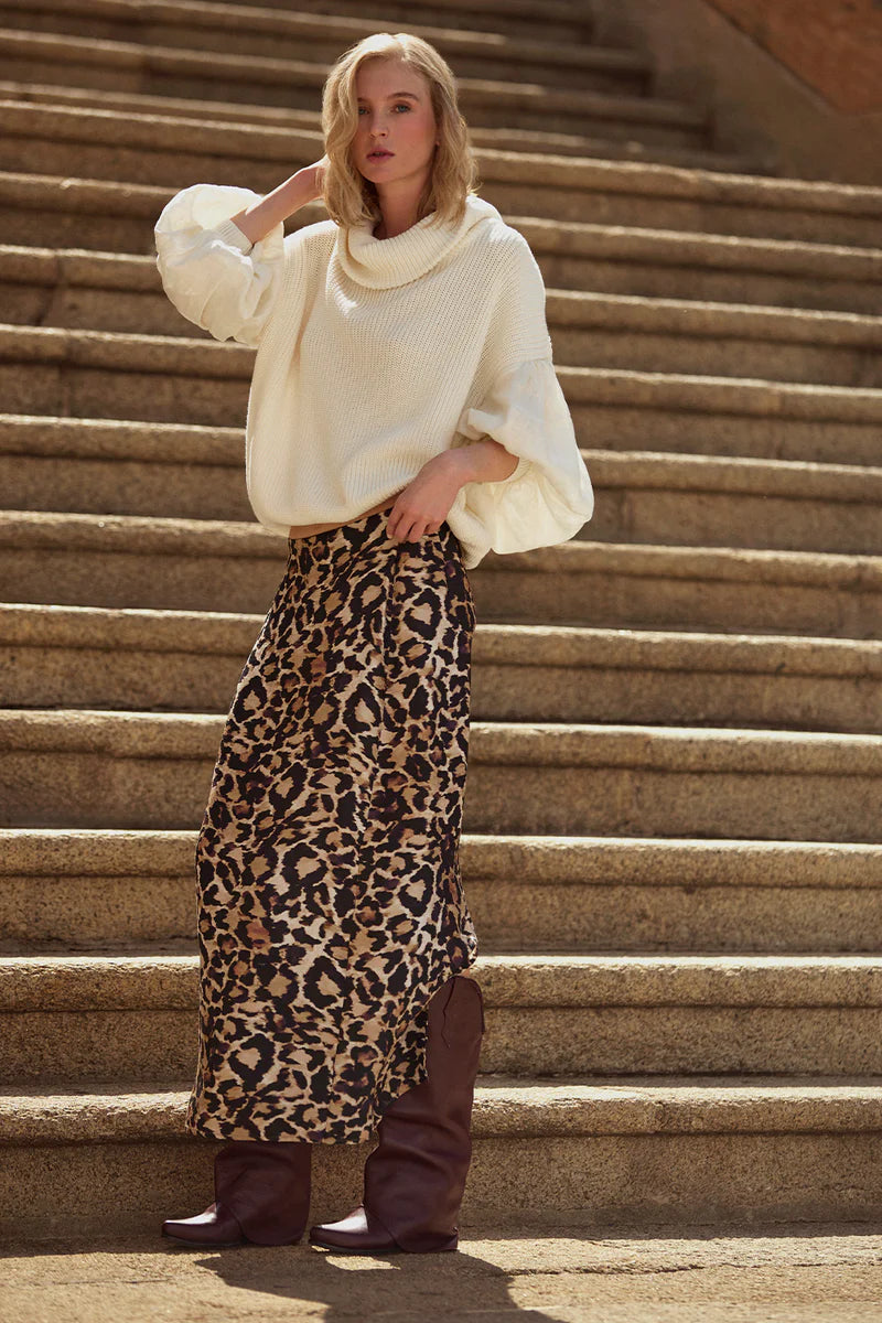 Falda Arabela Jacquard Animal