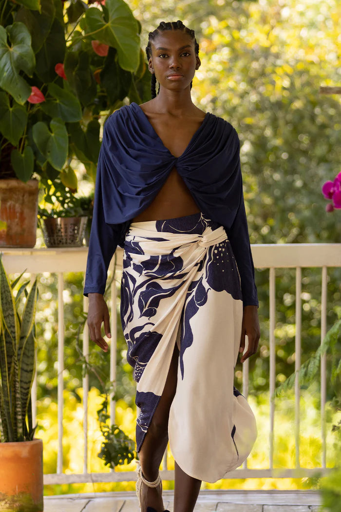 Falda Costa Azul Navy