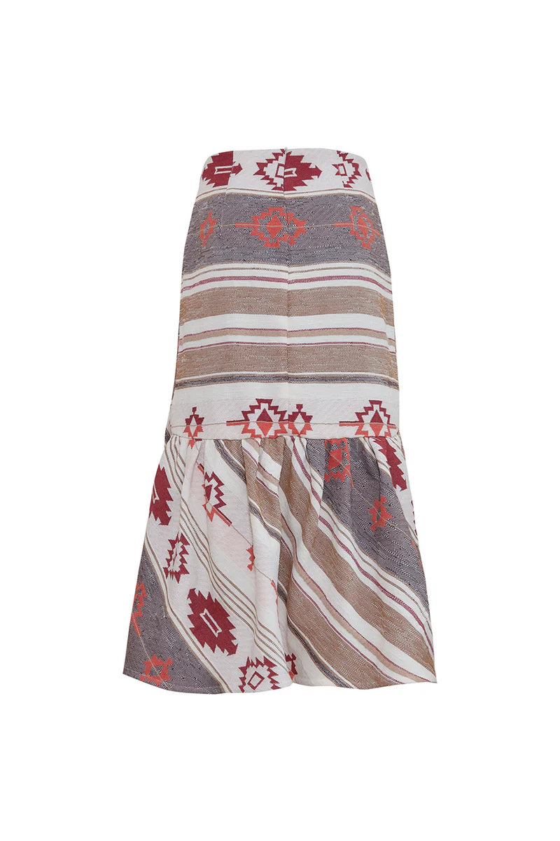 Falda Idara Beige
