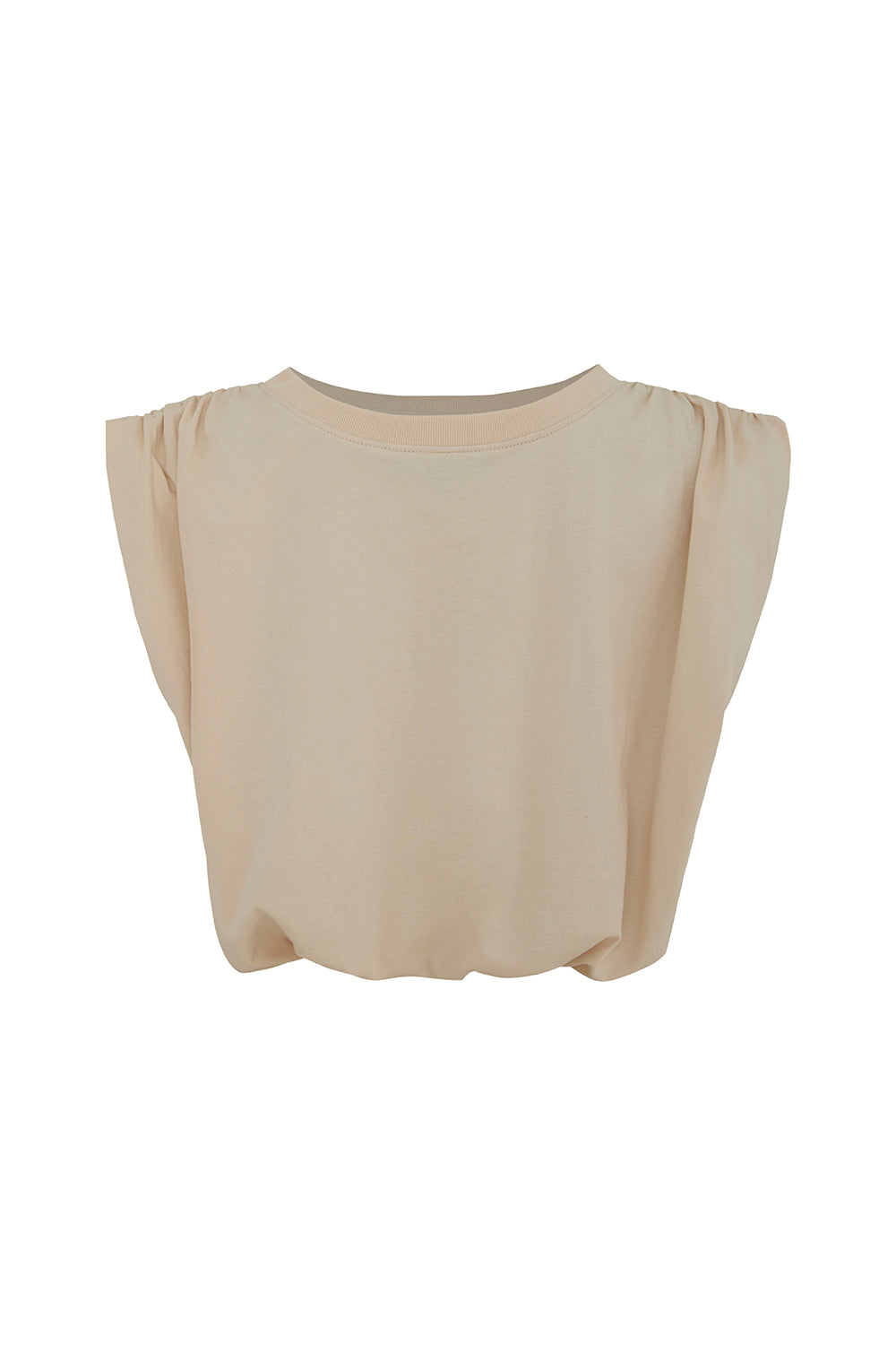 Camiseta vento crema