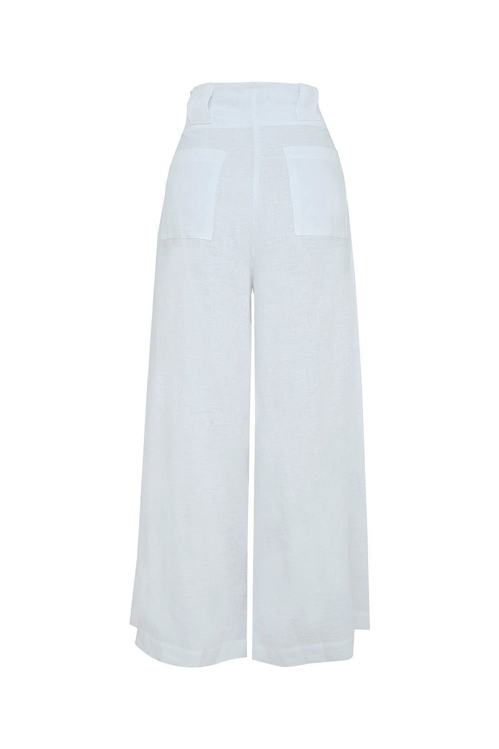 Pantalón Paulette Natural Culotte Lino