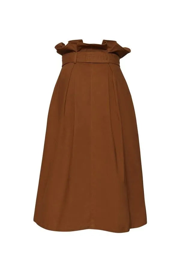 Falda Letras Valencianas Camel
