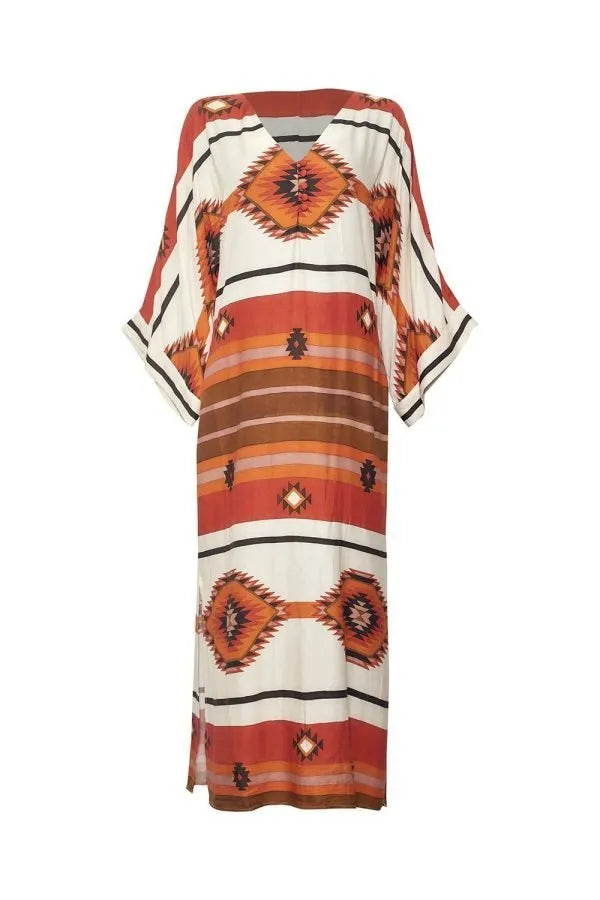 Vestido Lejano Otoño Naranja