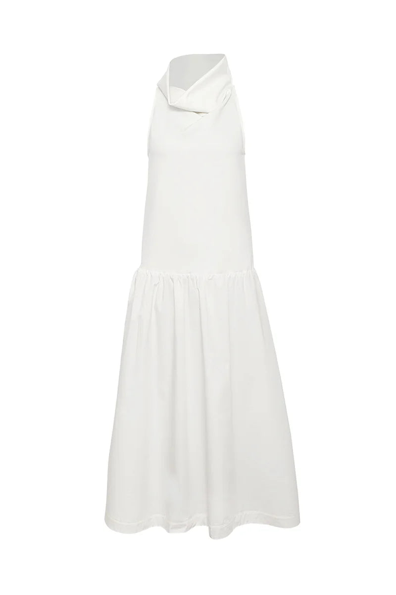 Vestido Ola Blanca Natural