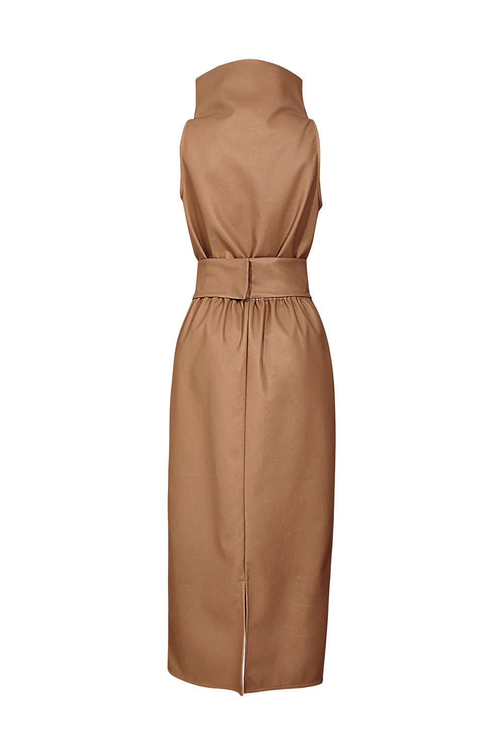 Vestido Abril Cuerina Nuez