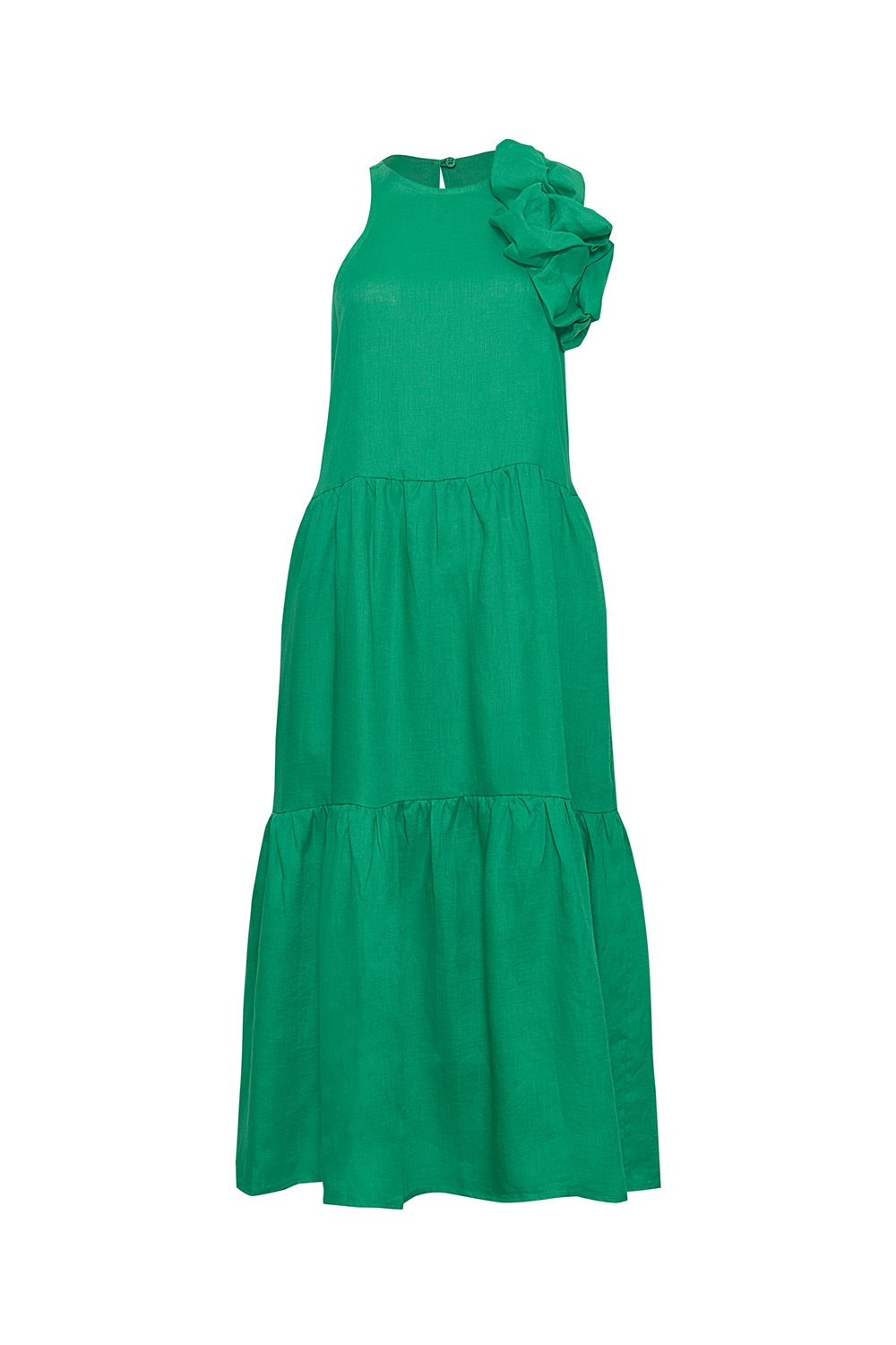 Vestido Macarena Verde esmeralda