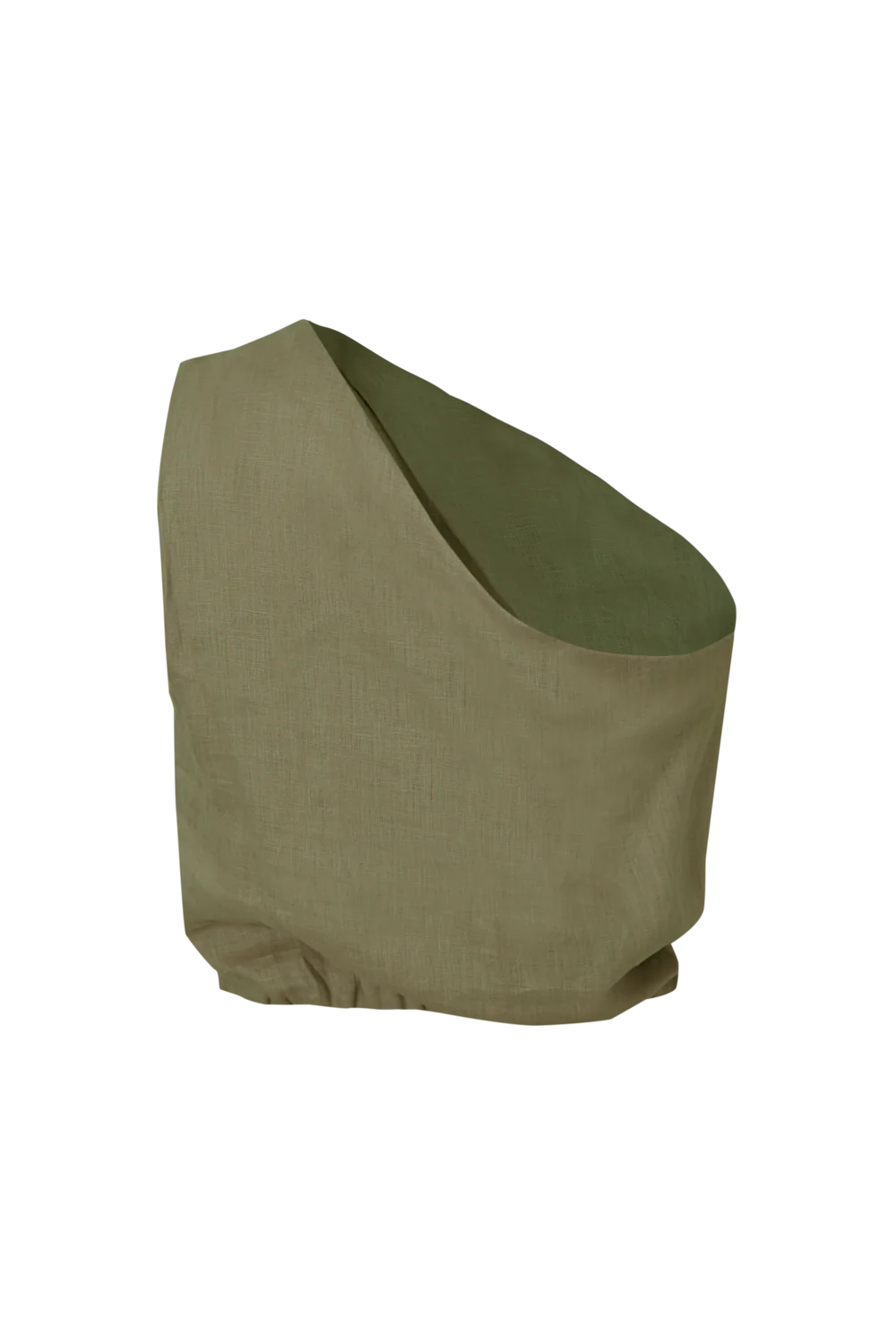 Crop top viola verde oliva