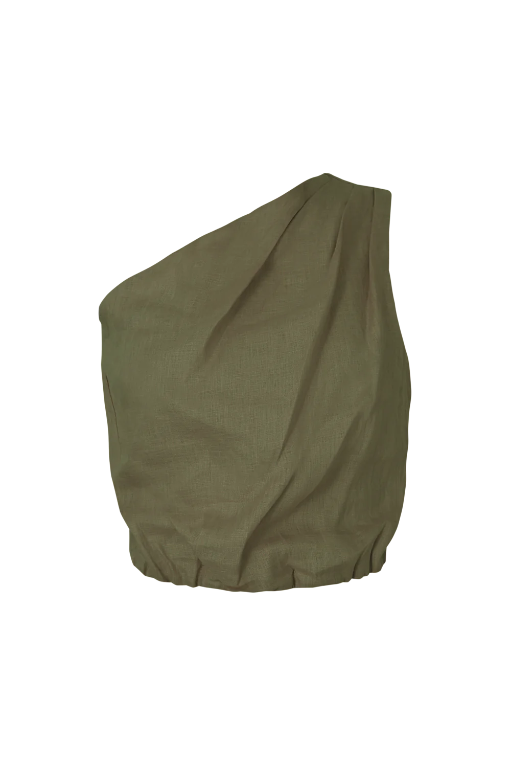 Crop top viola verde oliva