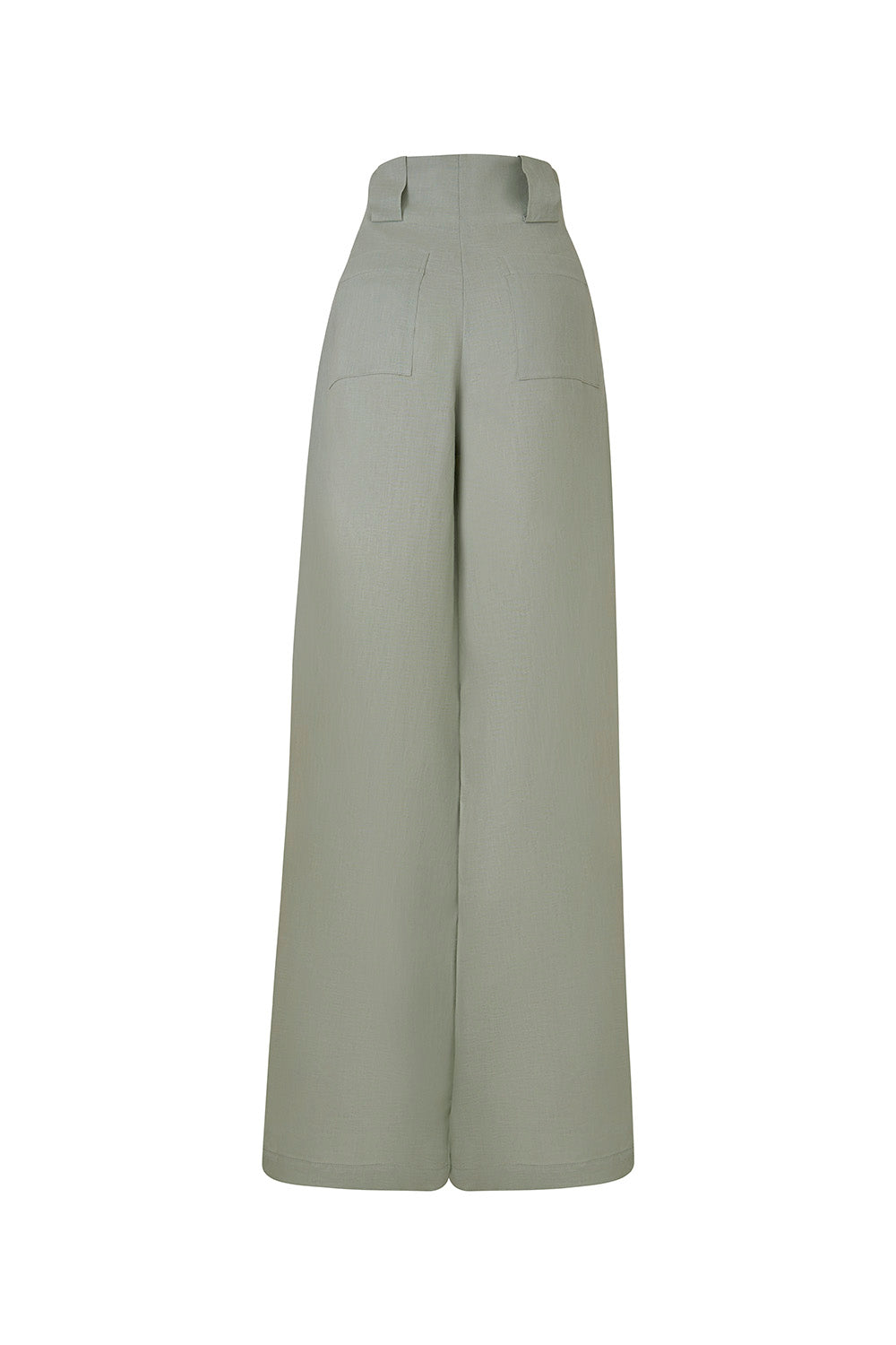 PANTALÓN NEW PAULETTE VERDE SAGE LINO