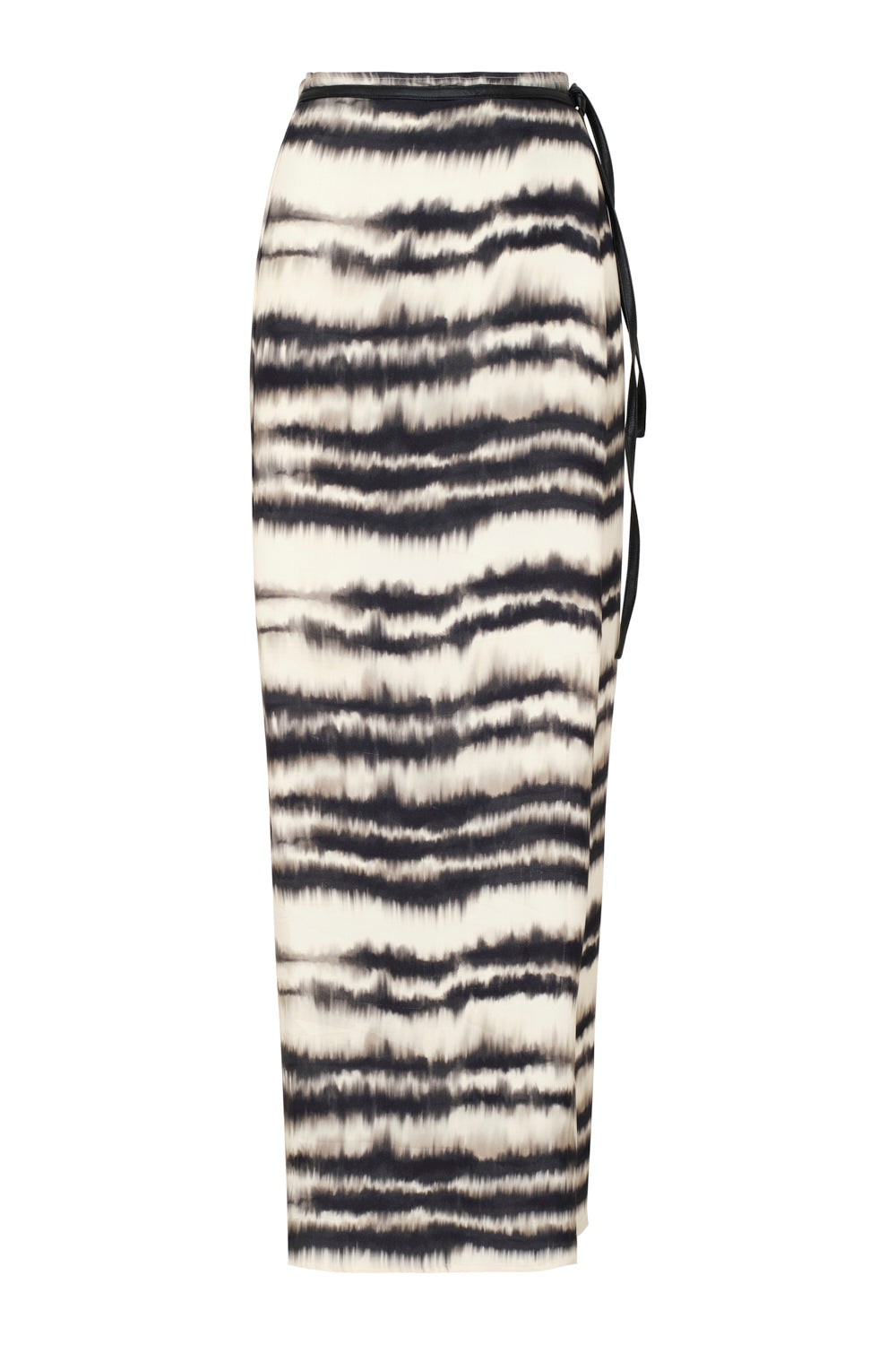 Falda New Katya Ivory Negro Tie-Dye