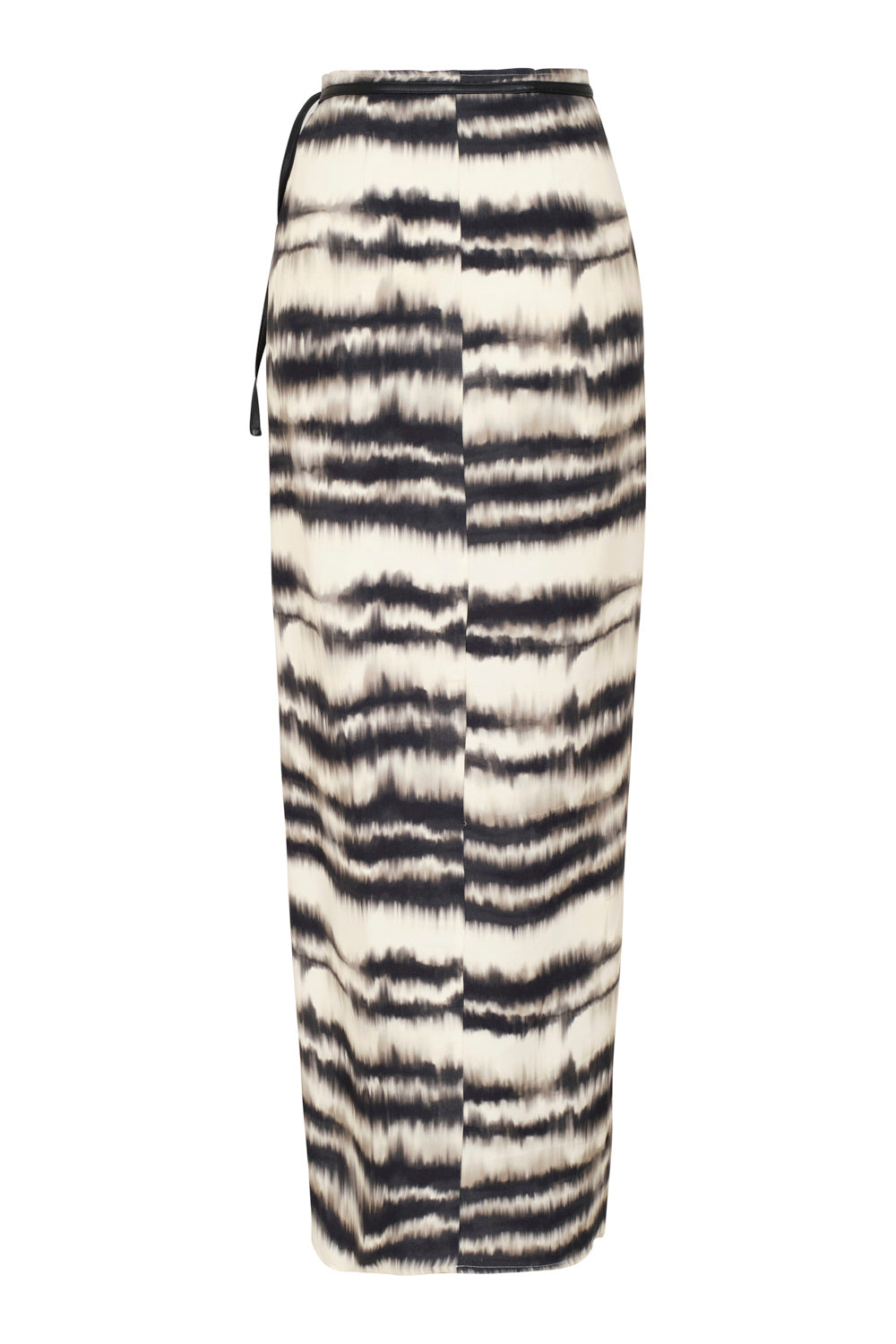 Falda New Katya Ivory Negro Tie-Dye