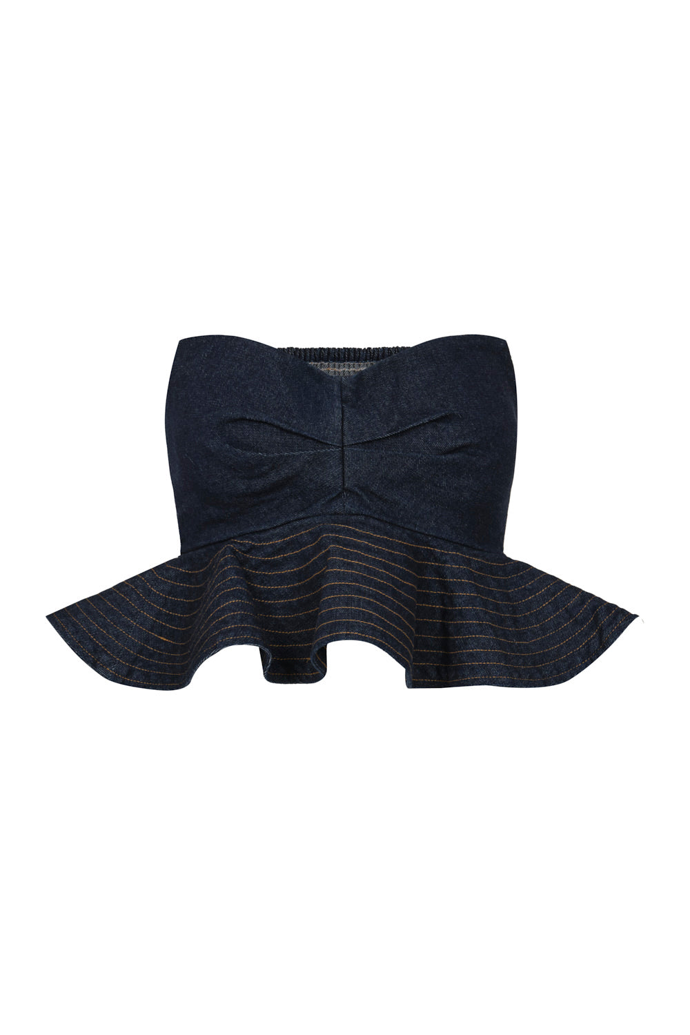 Crop top new del mar azul indigo