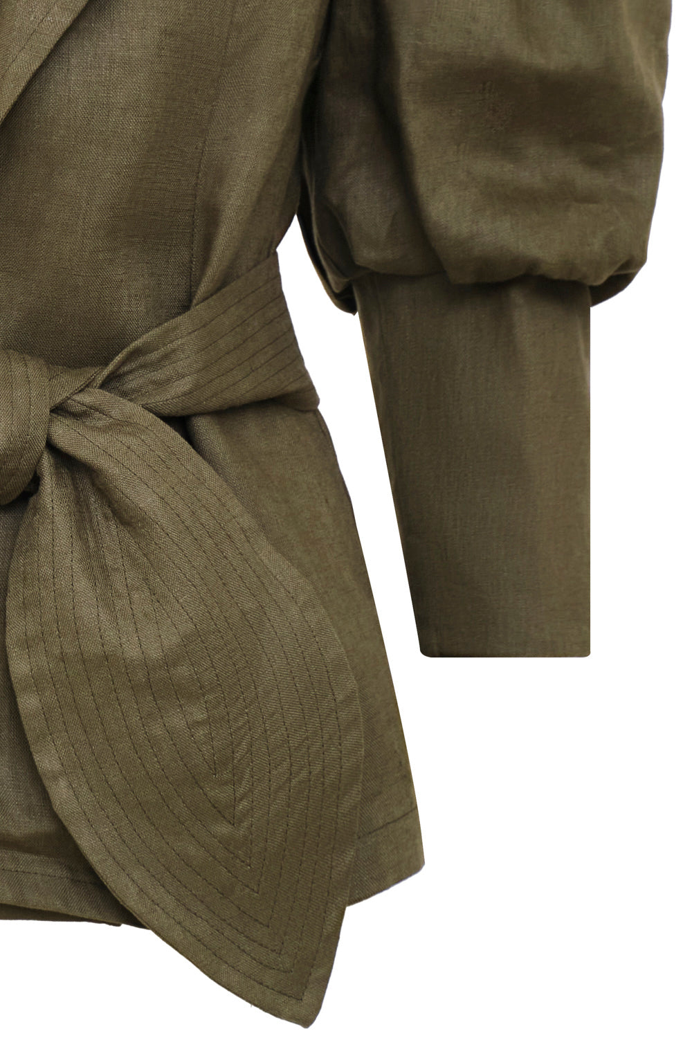 Blazer New Noa Verde Oliva Lino