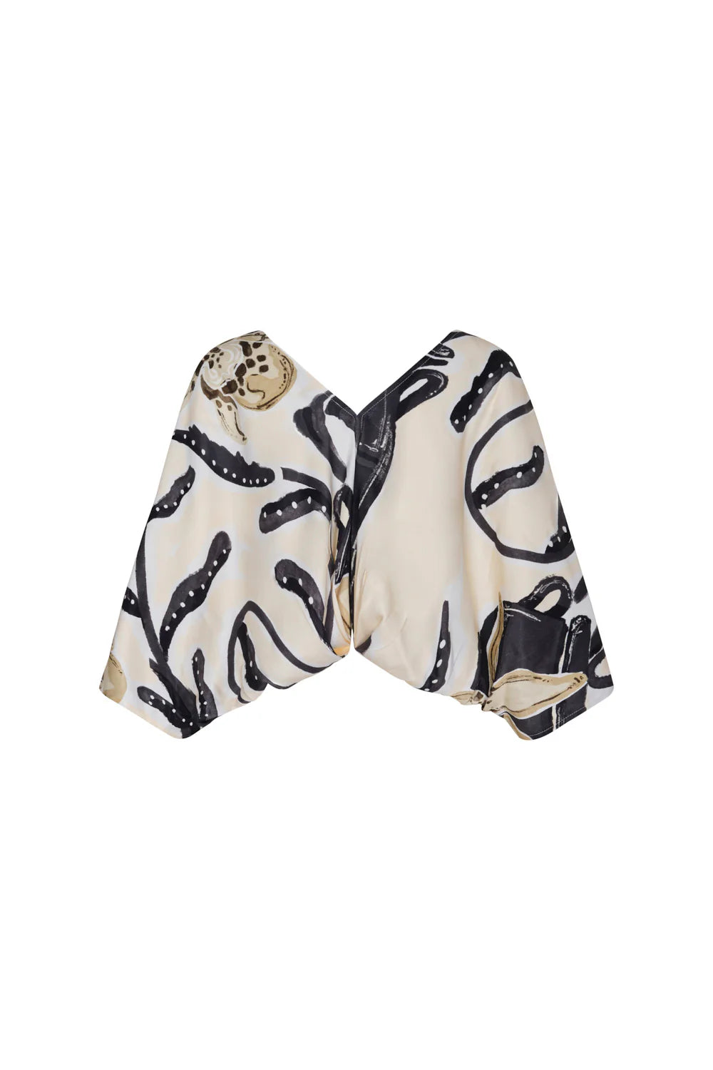 Blusa Providencia Ivory Negro