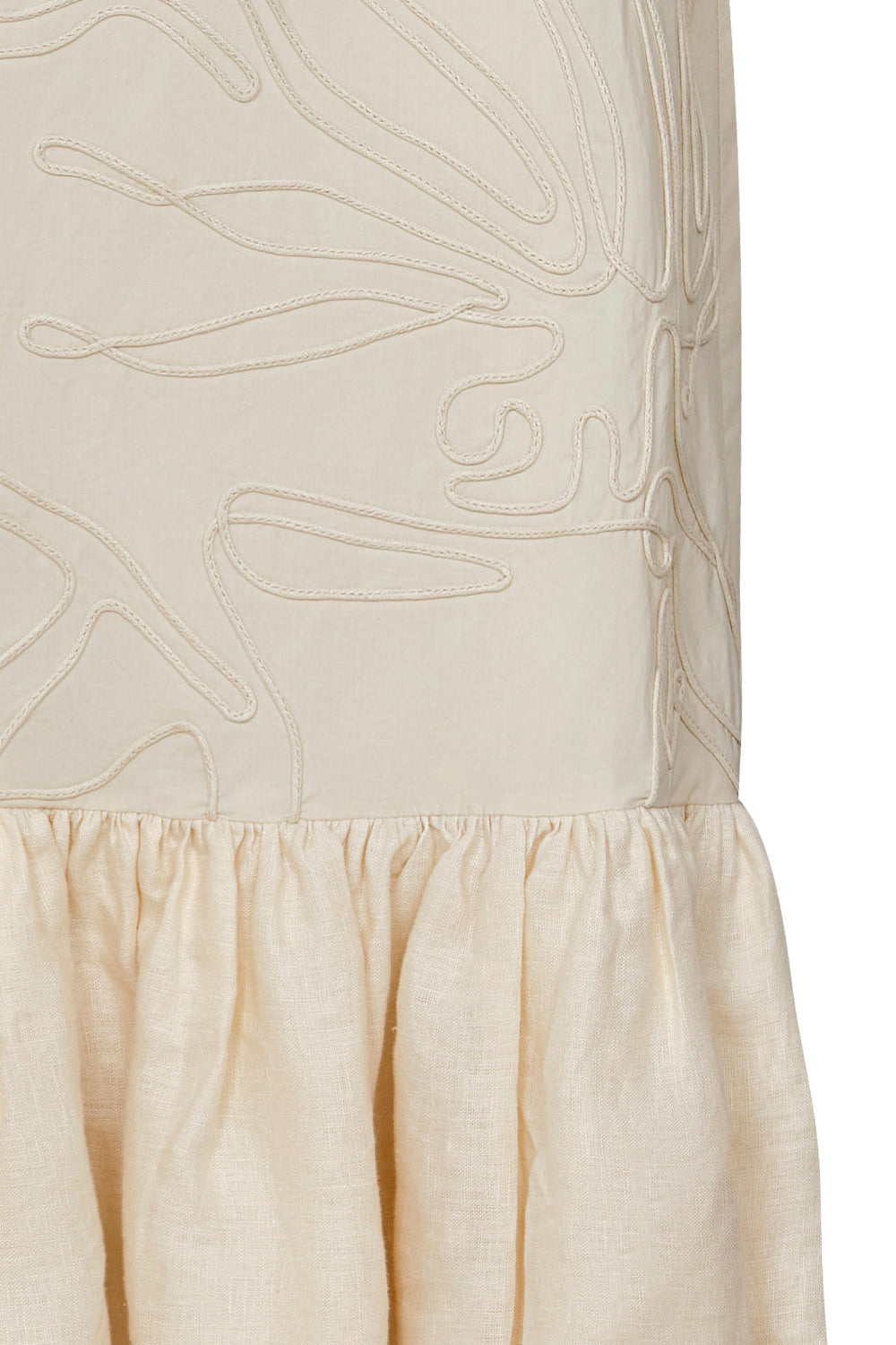 Falda Jardín Blanco Light Beige