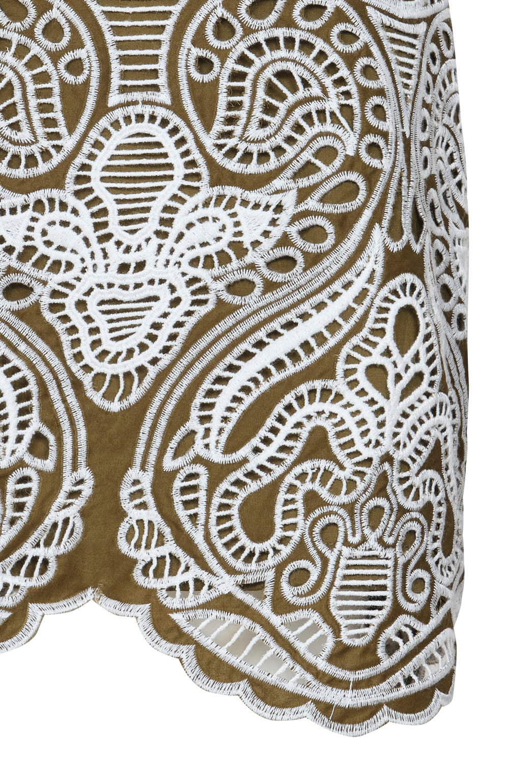 Falda Marianne verde oliva