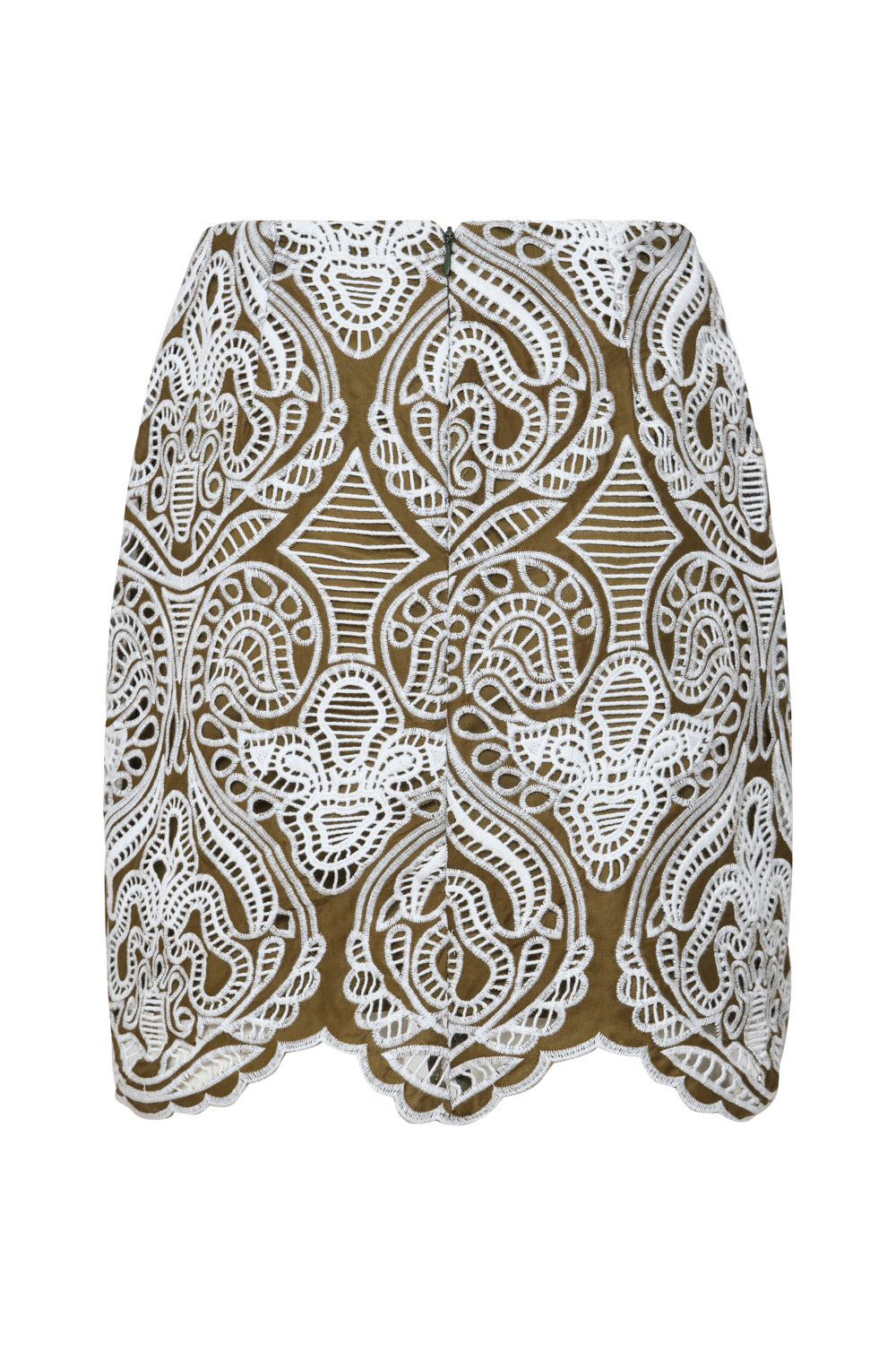 Falda Marianne verde oliva