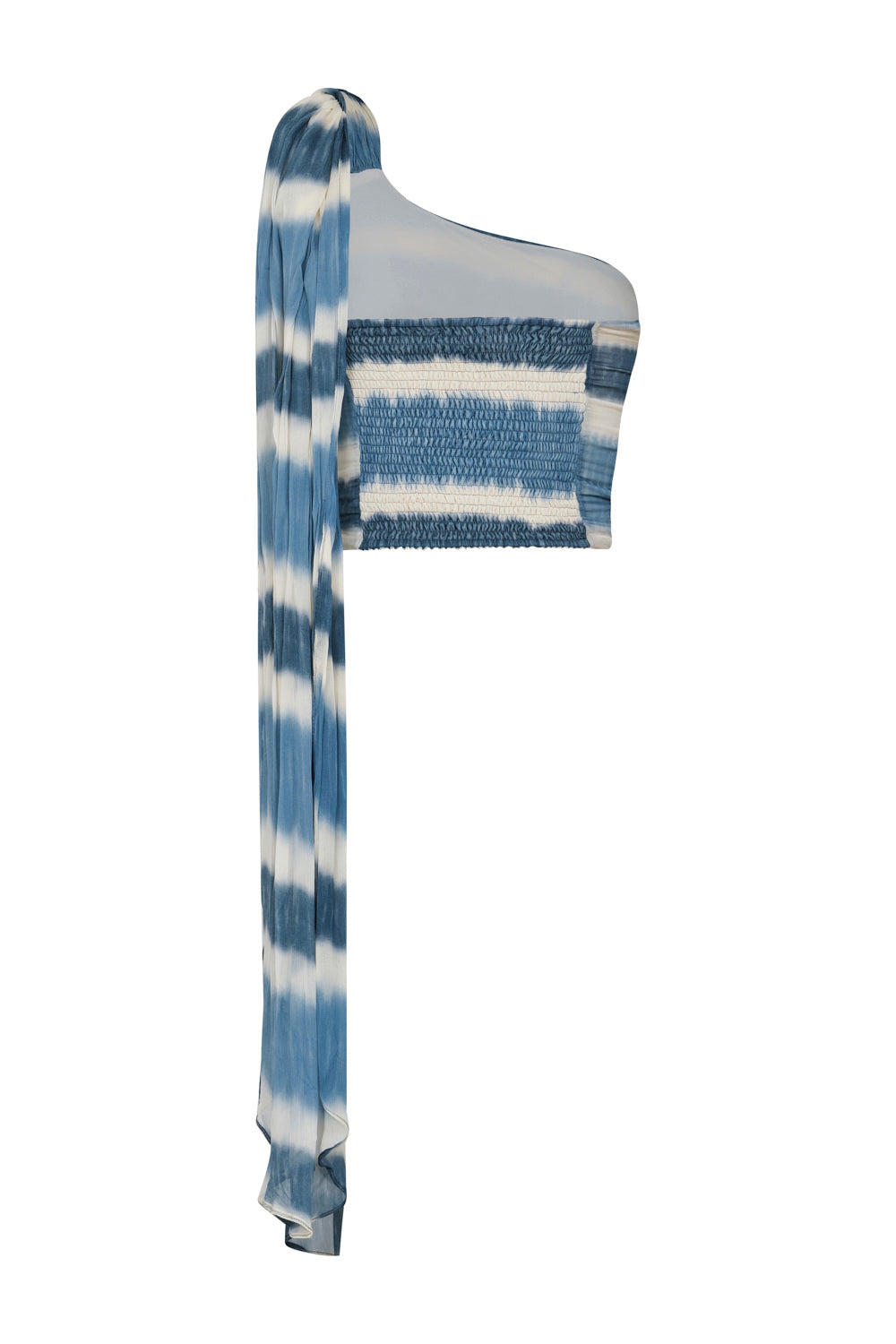 Crop Top Abadia Azul Indigo