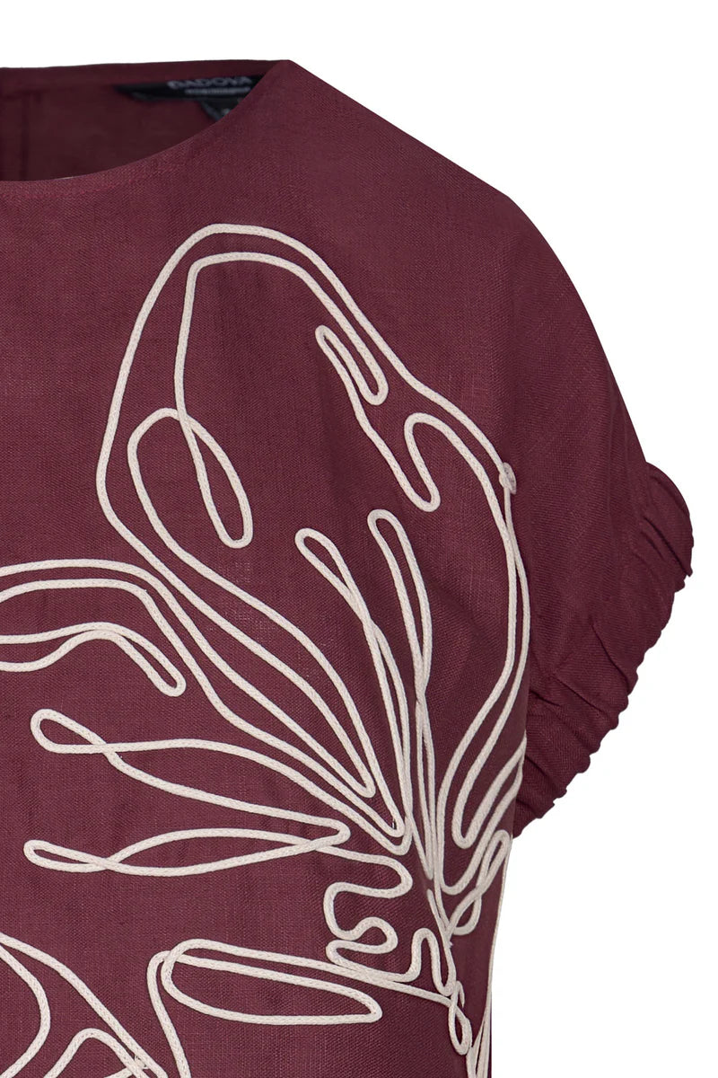 Blusa Kumba Vinotinto