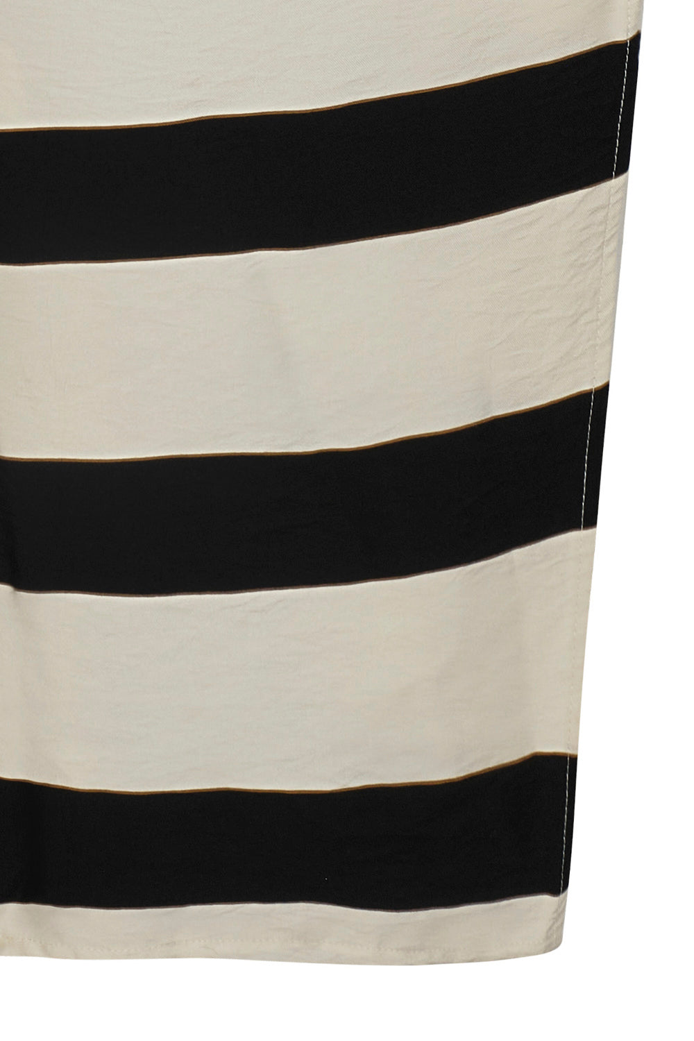 Falda Samoa Rayas Ivory Negro
