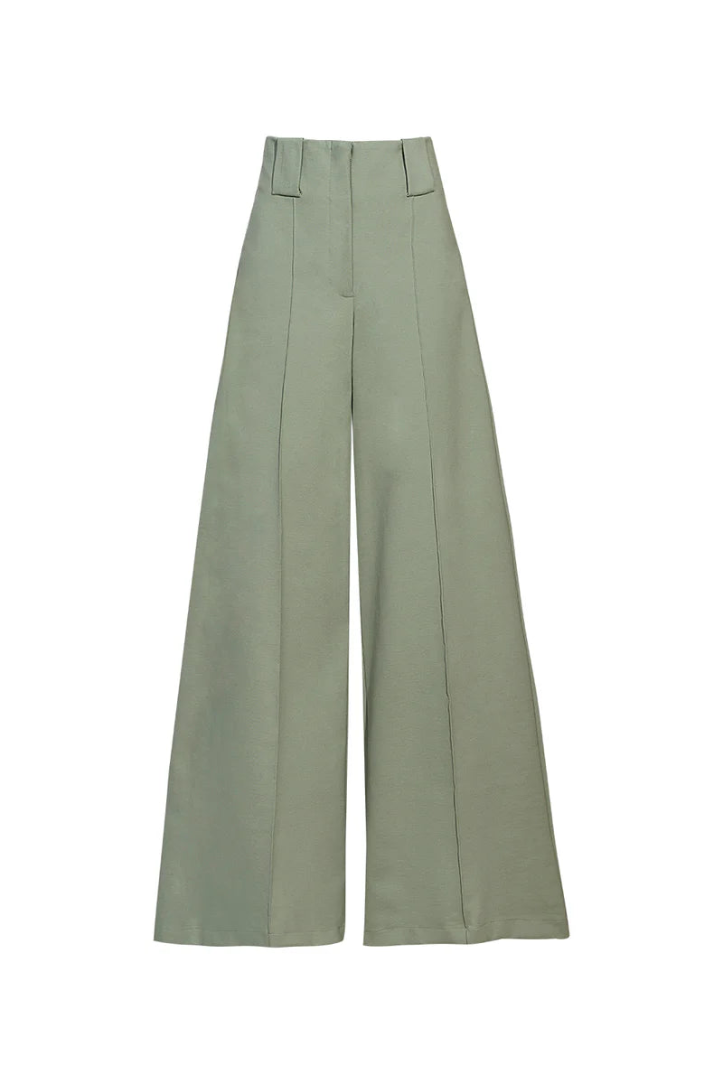 Pantalón New Paulette verde Sage