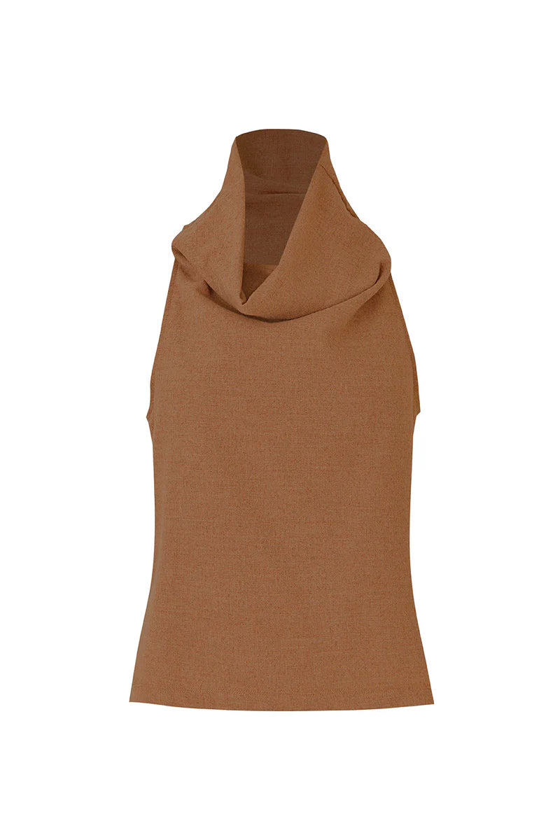 Blusa Noche de Lirios Camel
