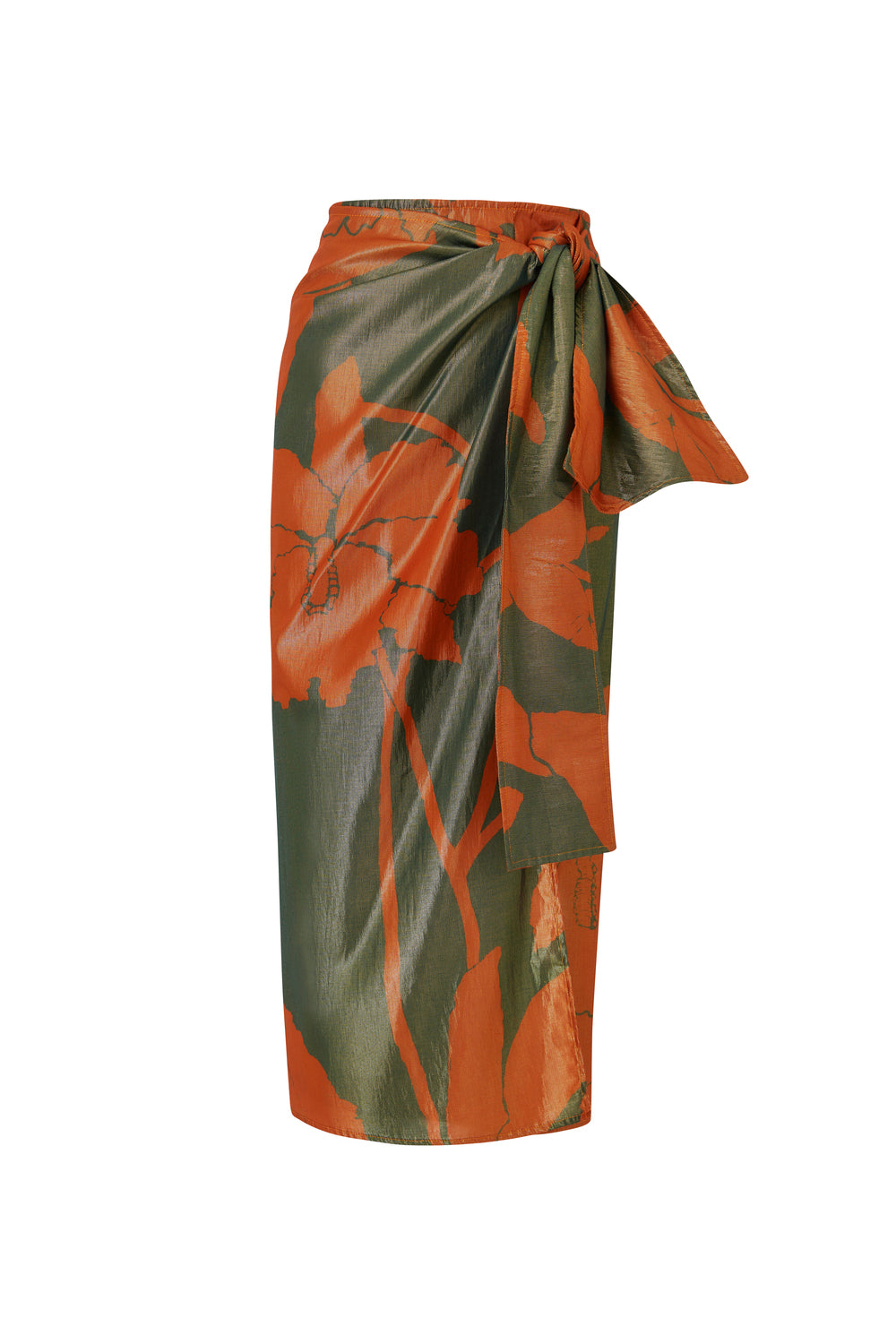 Falda samoa verde terracota