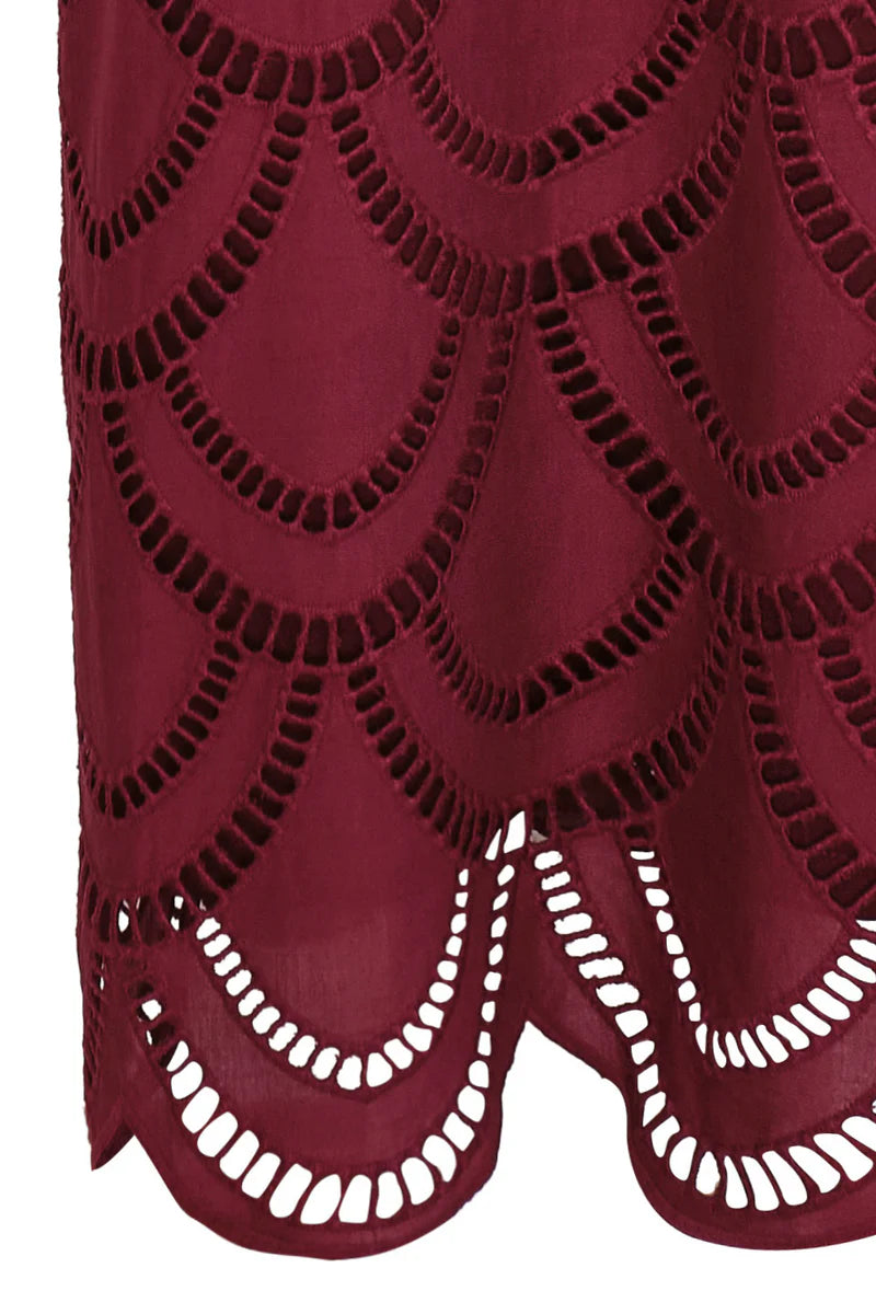 VESTIDO MIL FLORES VINOTINTO