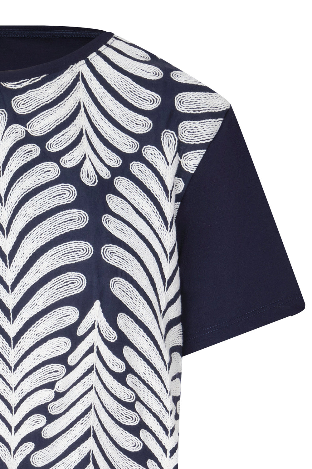 Camiseta lourdes epifanía ivory navy
