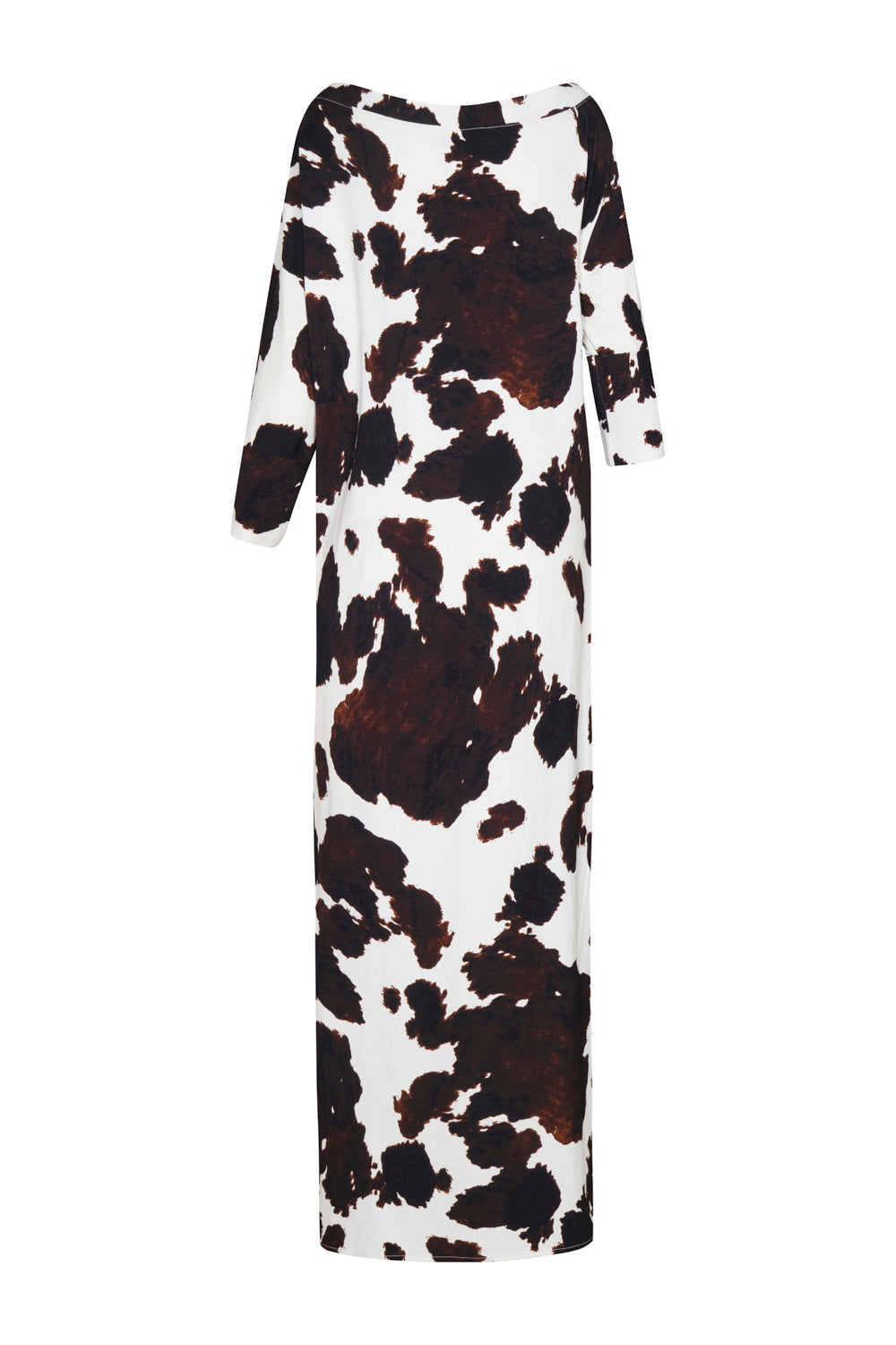 Vestido luna di positano ivory coffee