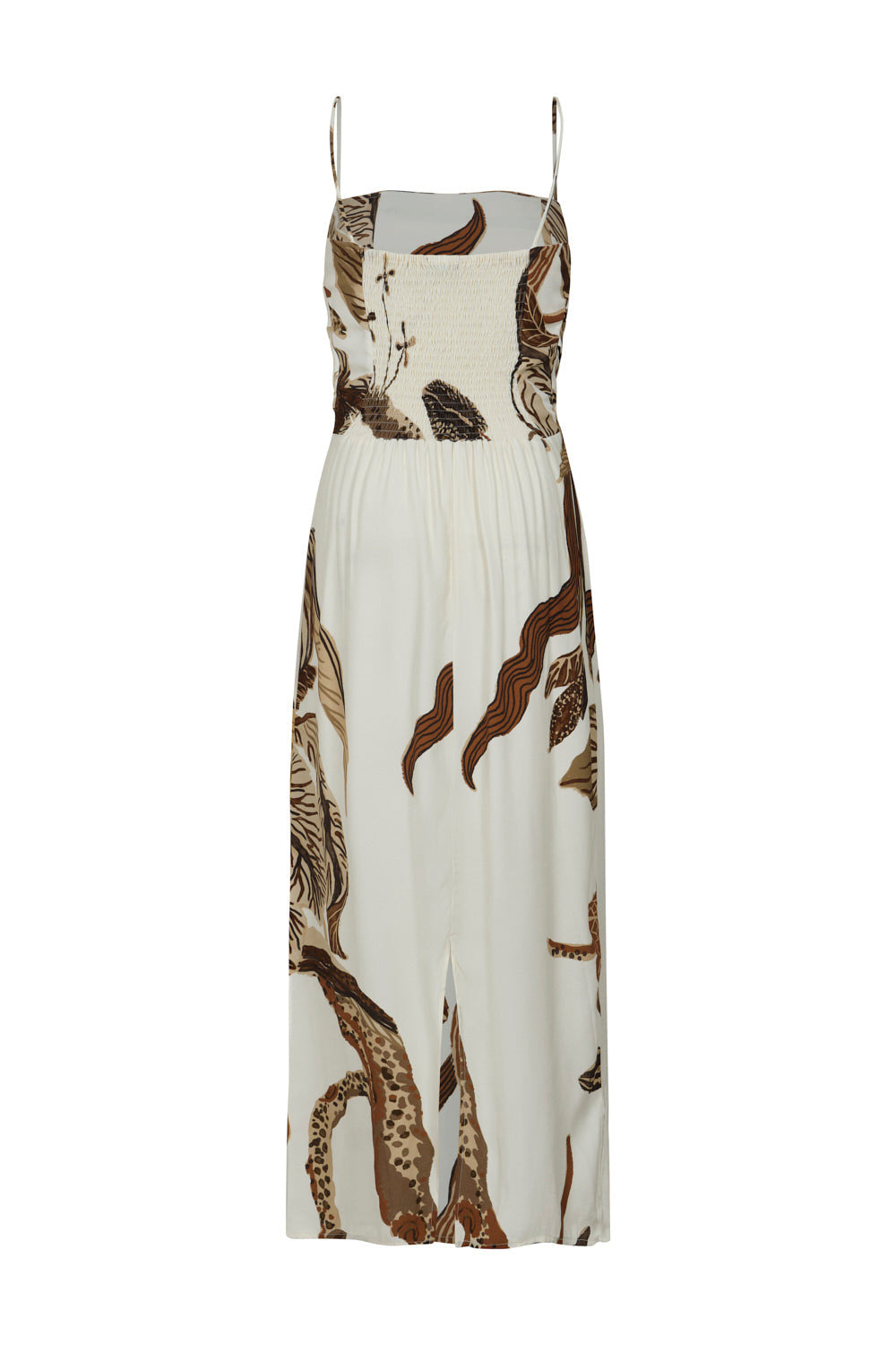 Vestido zafira ivory coffee, vestido midi mujer