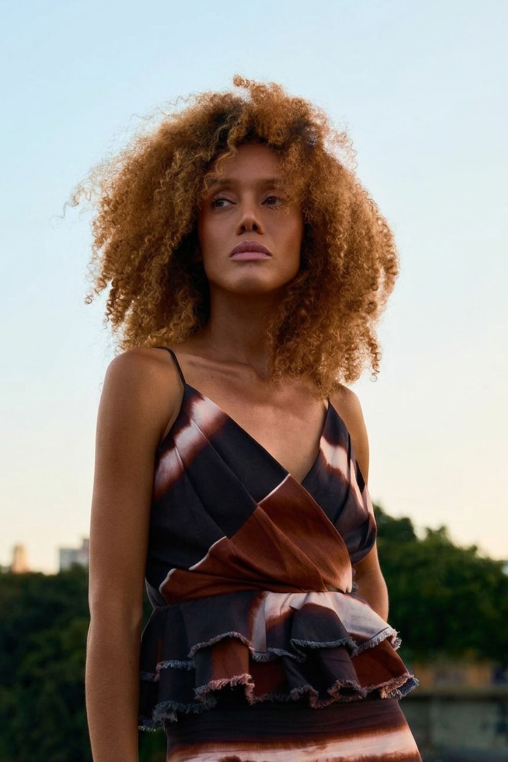 Blusa Sumatra Natural Terracota