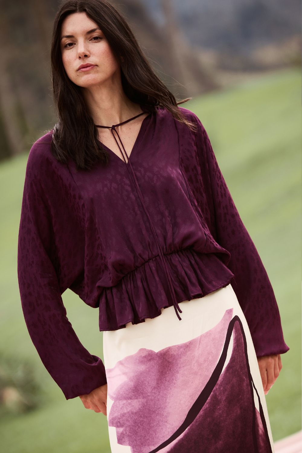 Blusa Salento Mío Dark Purple