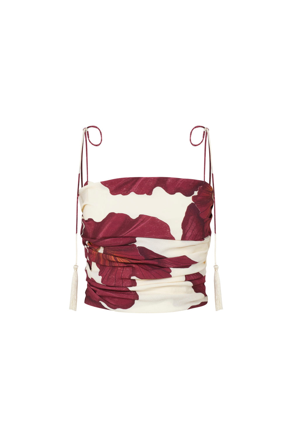 Crop Top Pearl Burgundy