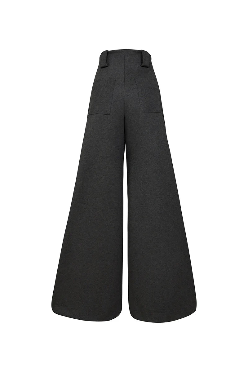 Pantalón New Paulette Gris Oscuro