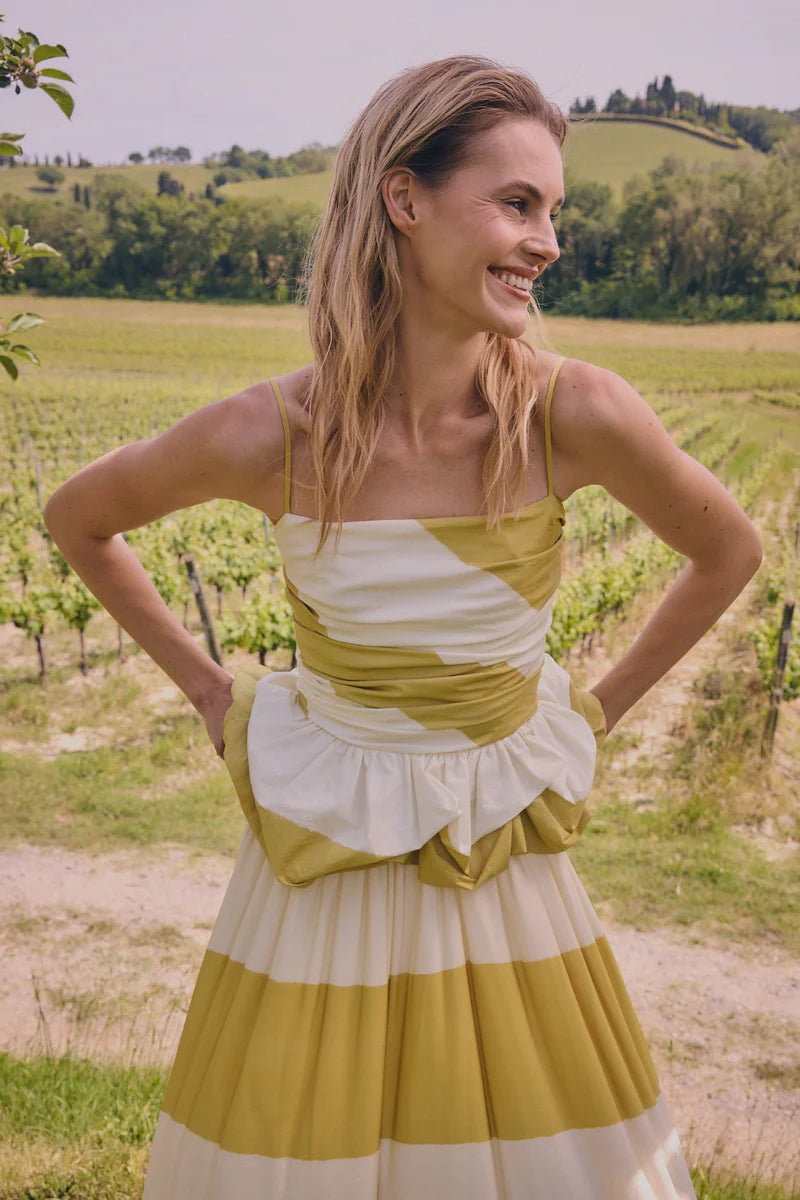 Crop top maia natural pistacho