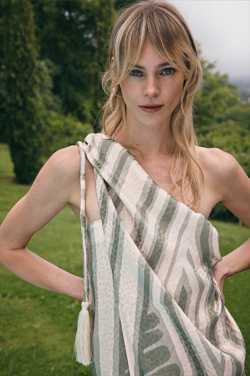 Vestido Sole Ivory Sage