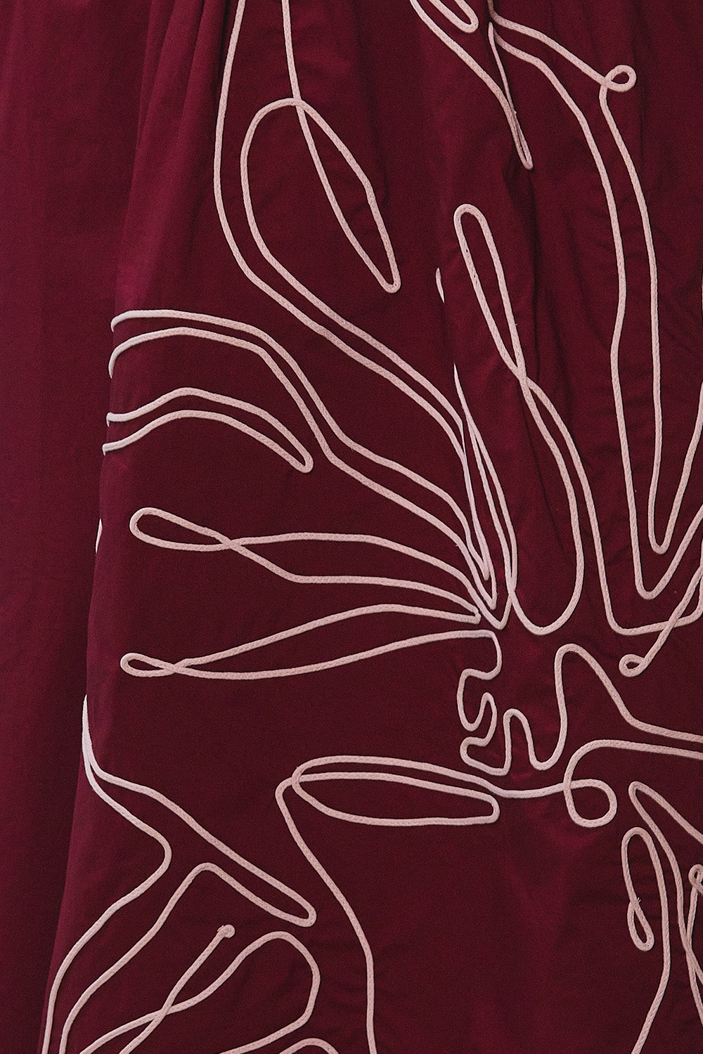 Falda Playa Dorada Vinotinto